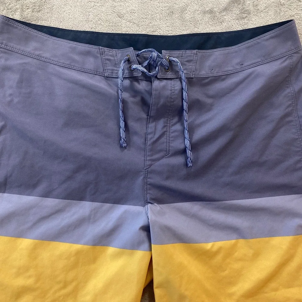 Patagonia Boardshorts Mens 36 Multicolor Hydro‎ Series Striped 86480 Summer